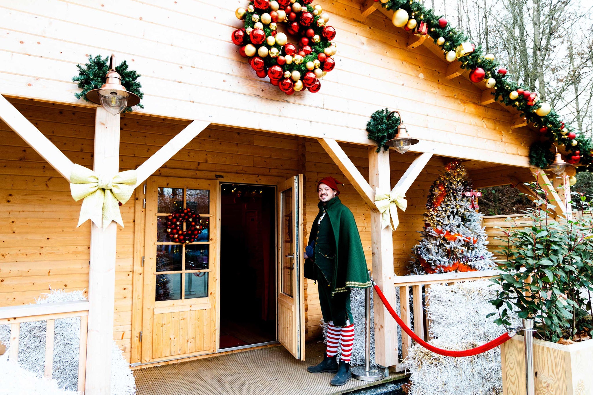 Chalet du Père Noël à Walibi Winter